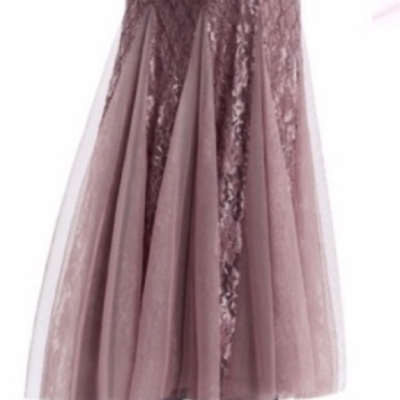 Adrianna Papell mock neck Tback stone beaded dress - Picture 13 of 14